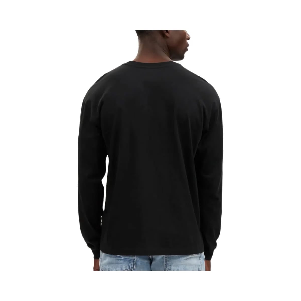 Coach Signature Long Sleeve T-Shirt In Organic Cotton Black