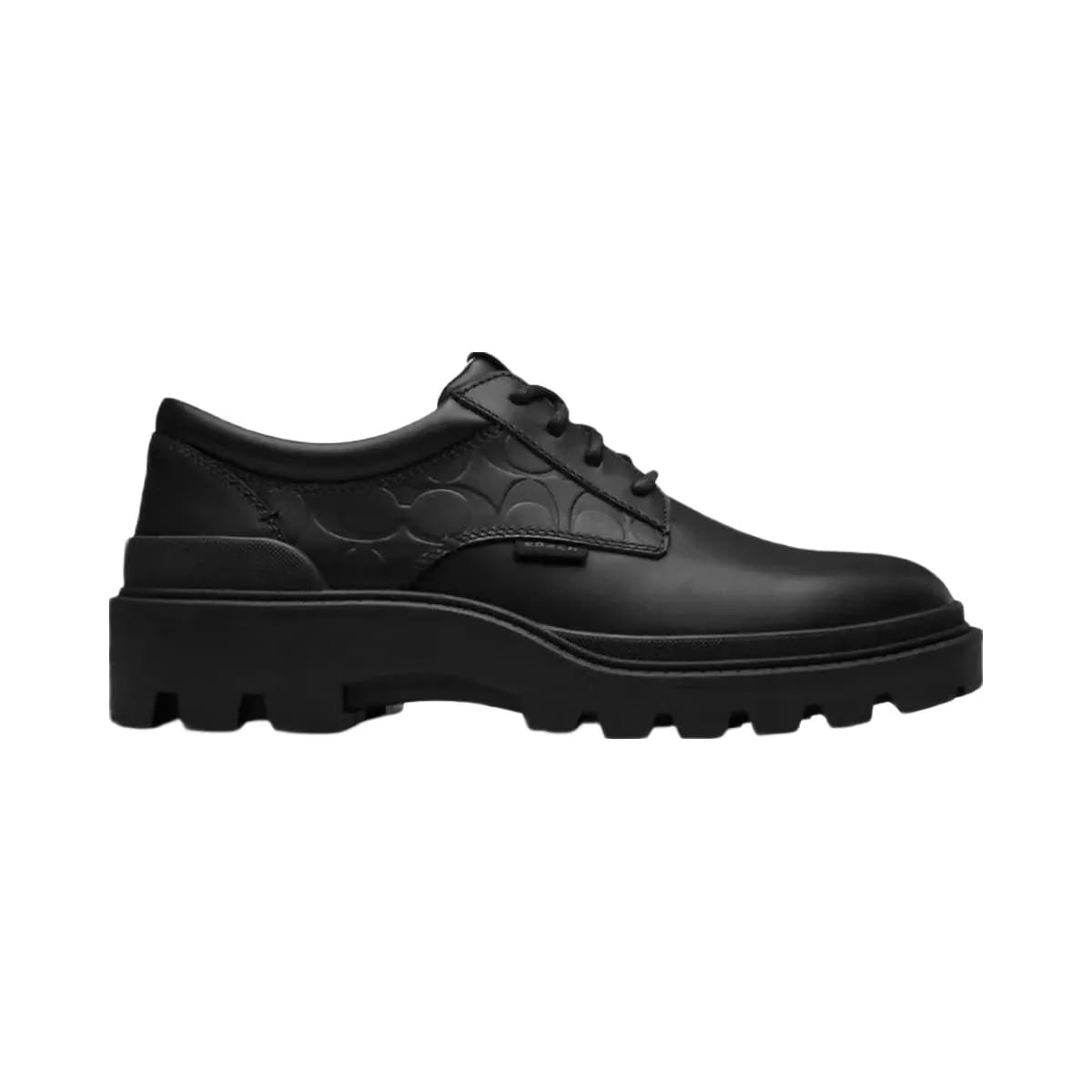 Coach Men's Cameron Derby In Signature Leather Black