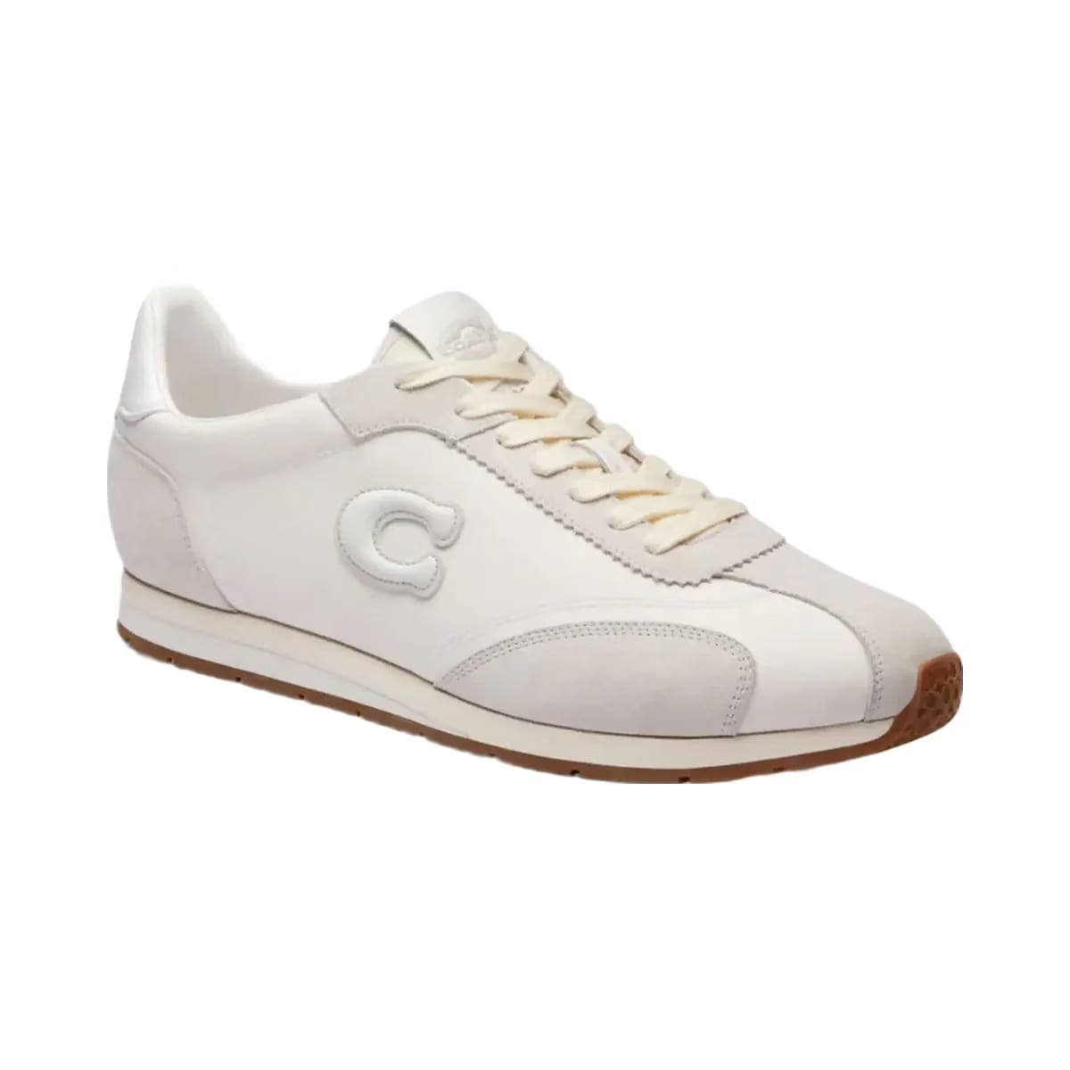 Coach Men's Flat Sneaker Optic White Grey
