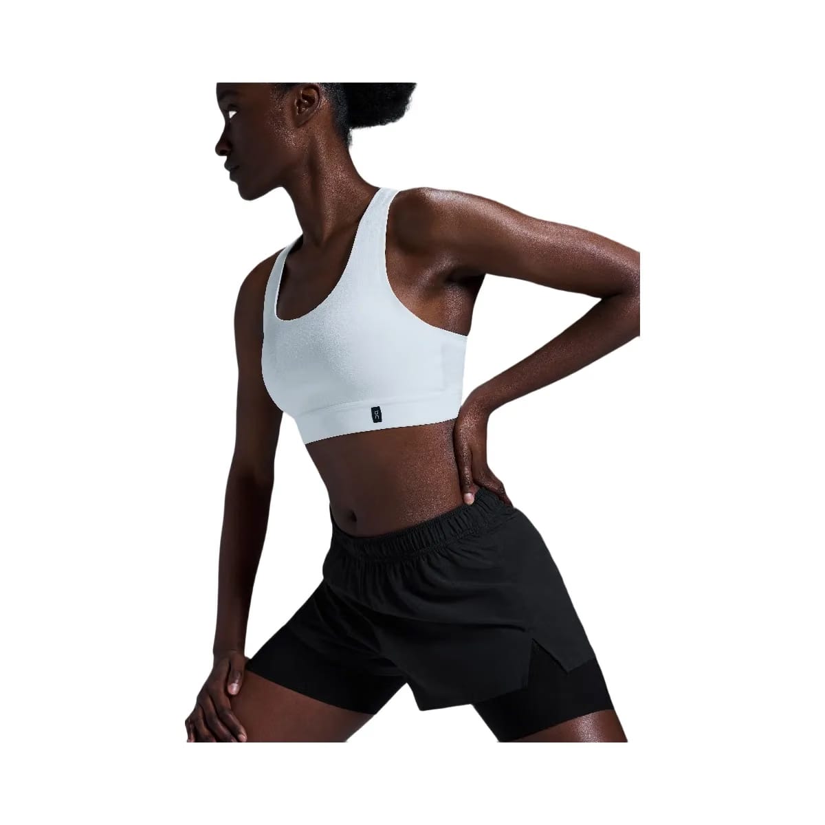 On Pace Bra Undyed-White | Black