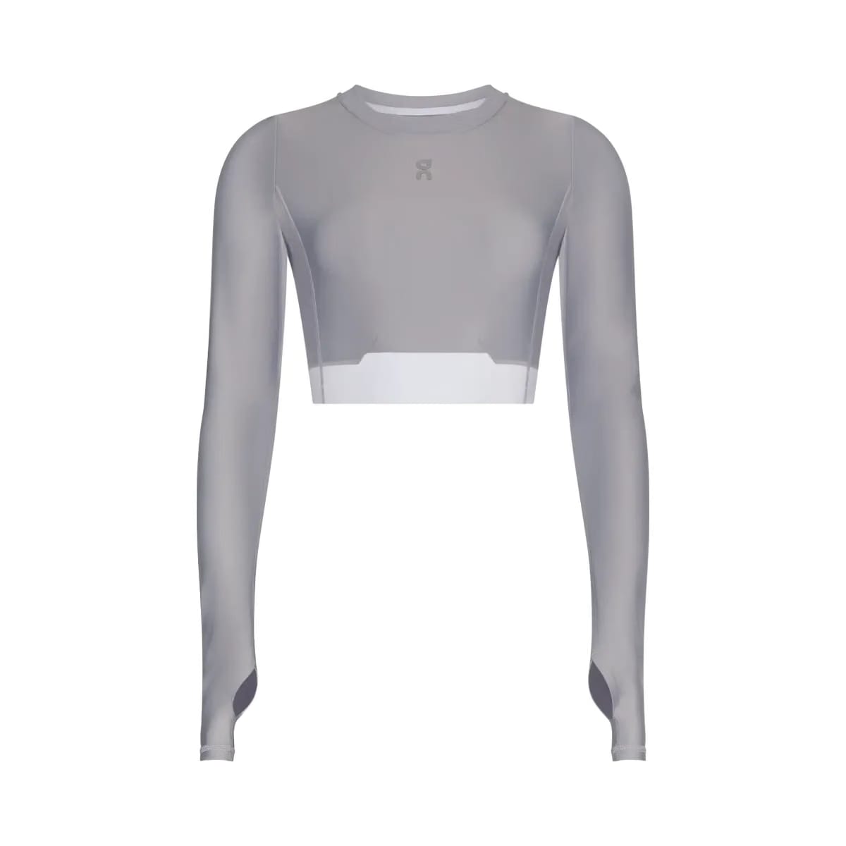 On Train Long Sleeve Crop Lilac