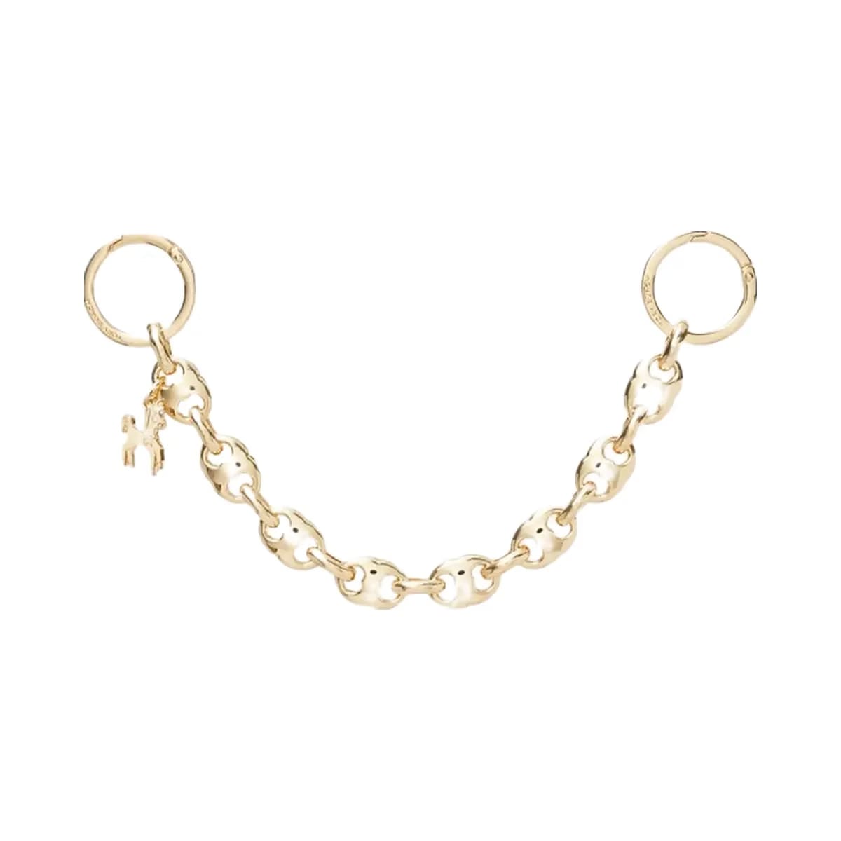 Tory Burch Horse and Gemini Link Bag Chain Multi / Gold