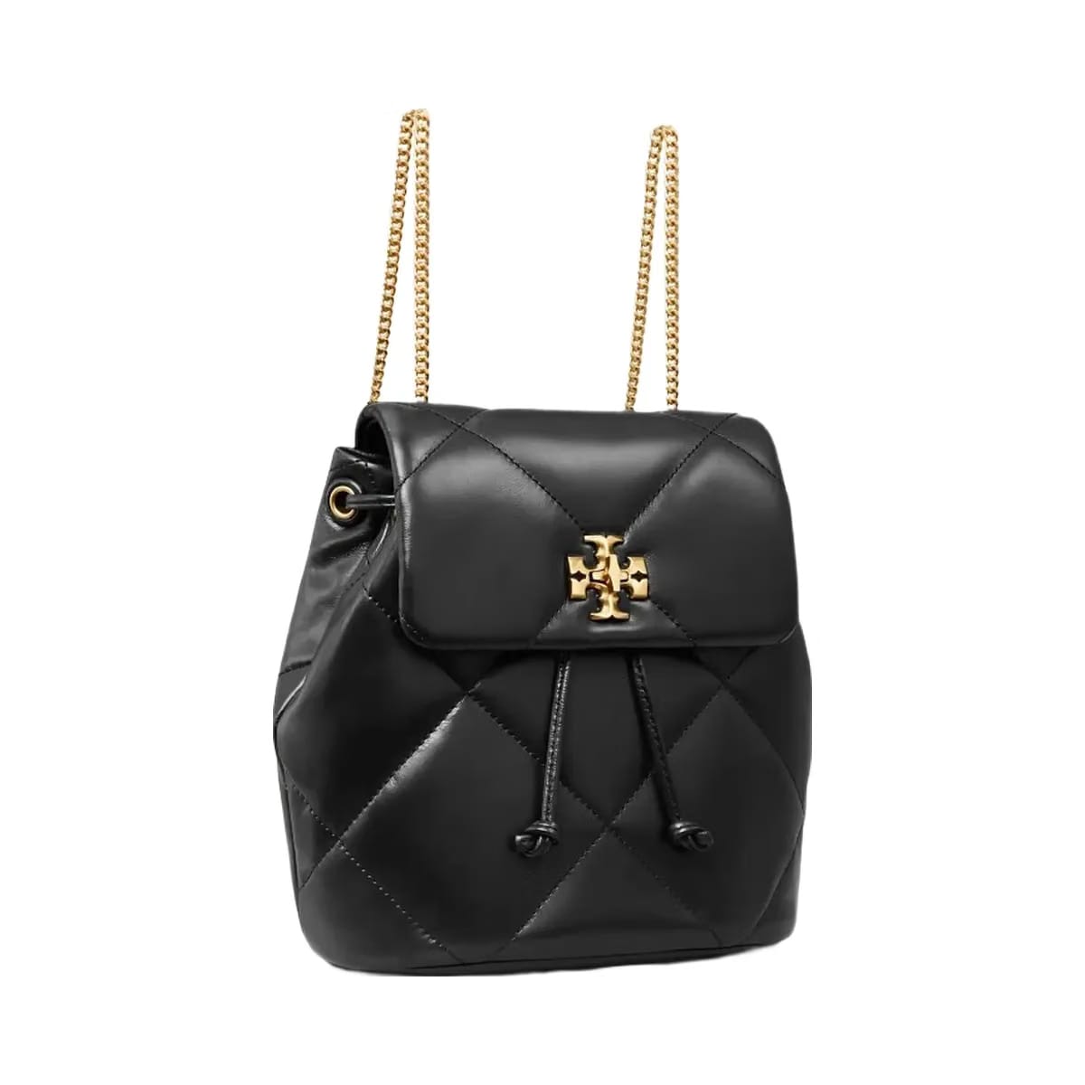 Tory Burch Mini Kira Diamond Quilt Backpack Black
