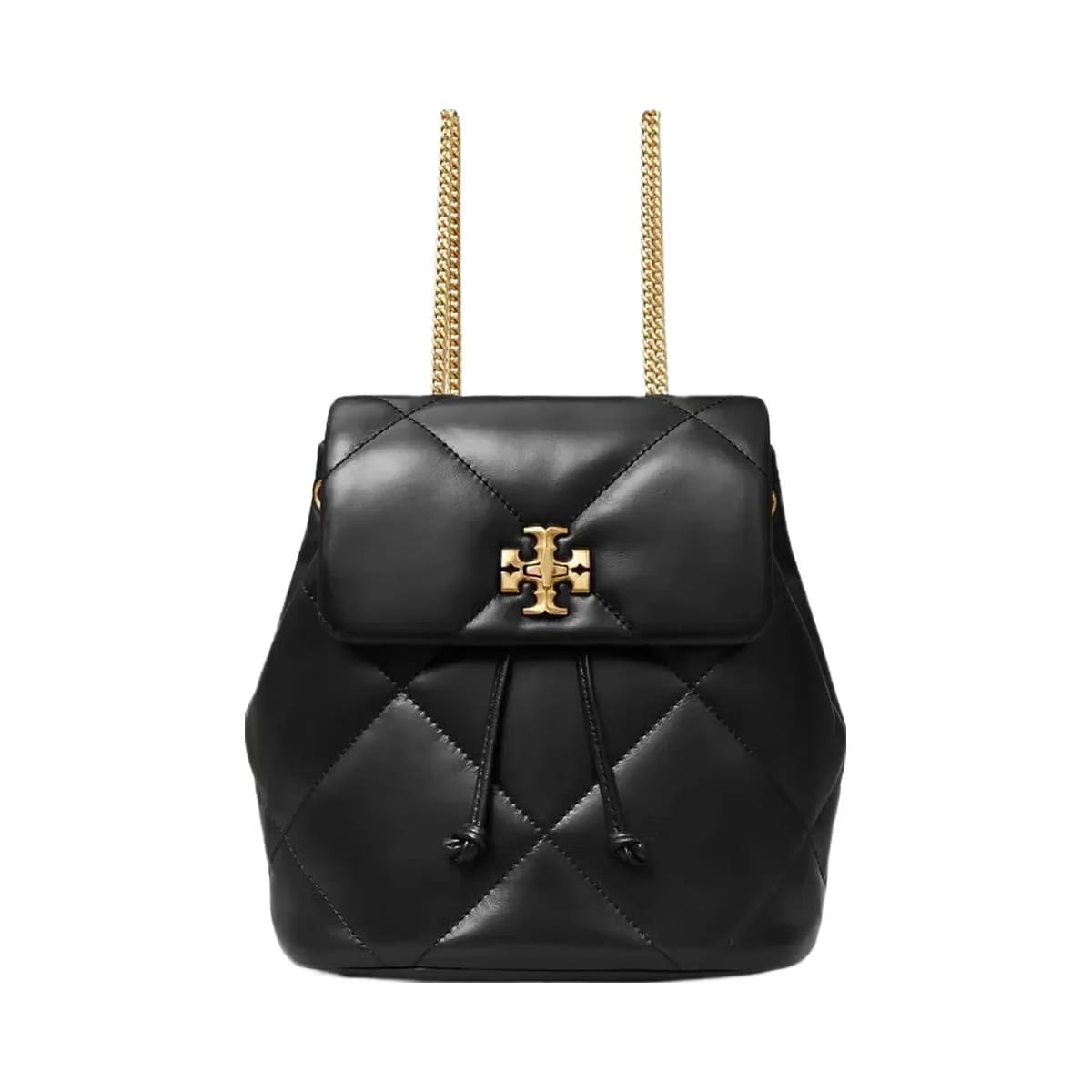 Tory Burch Mini Kira Diamond Quilt Backpack Black