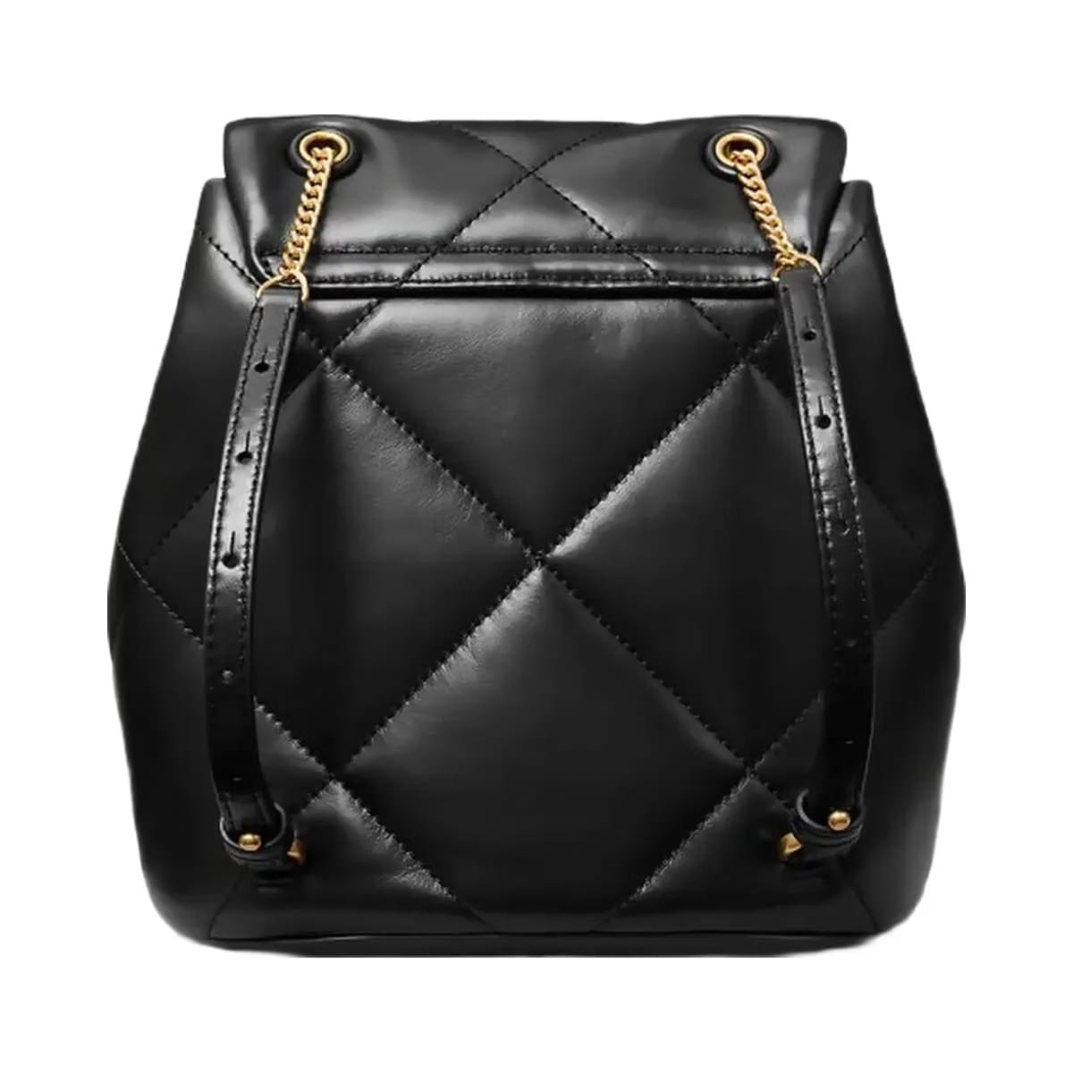 Tory Burch Mini Kira Diamond Quilt Backpack Black