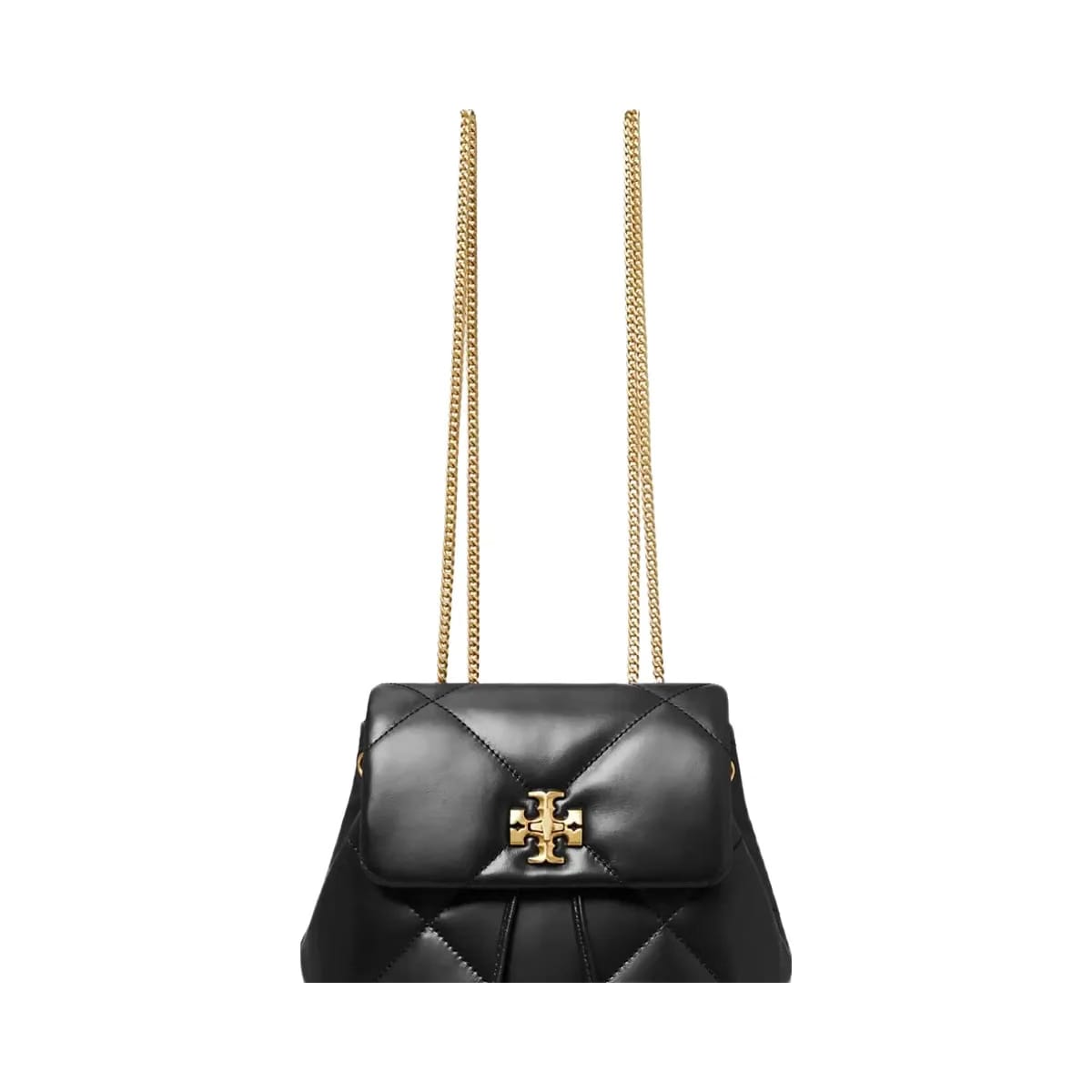 Tory Burch Mini Kira Diamond Quilt Backpack Black