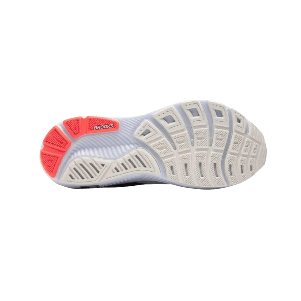 Brooks Ghost 17 White Pink Clay Gecko