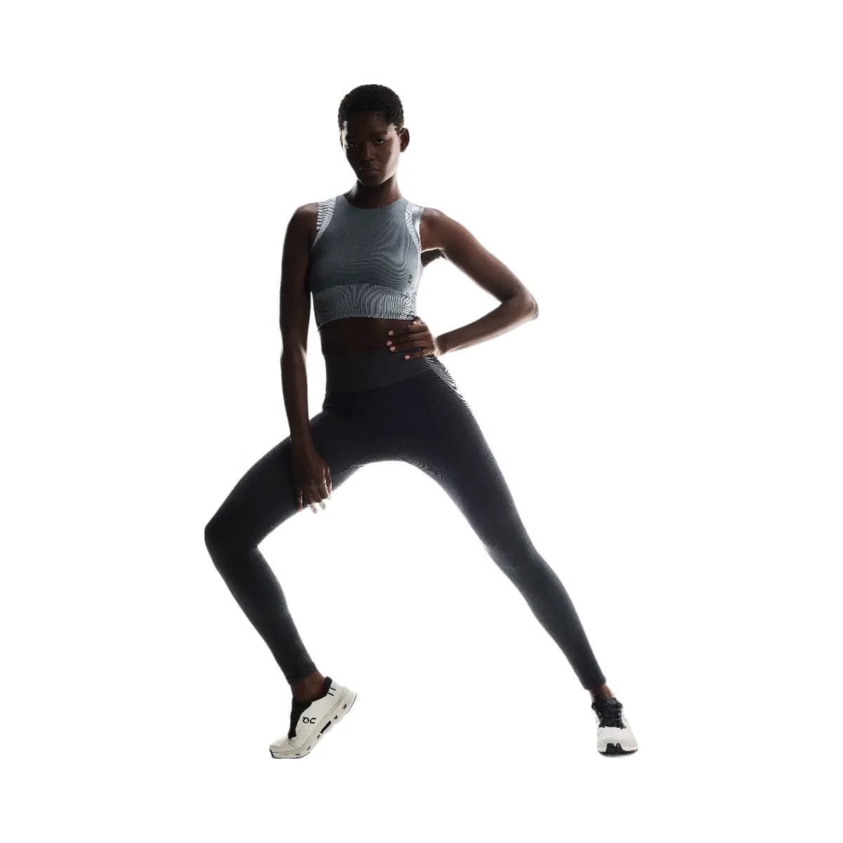 On Studio Knit Tights Black | Eclipse