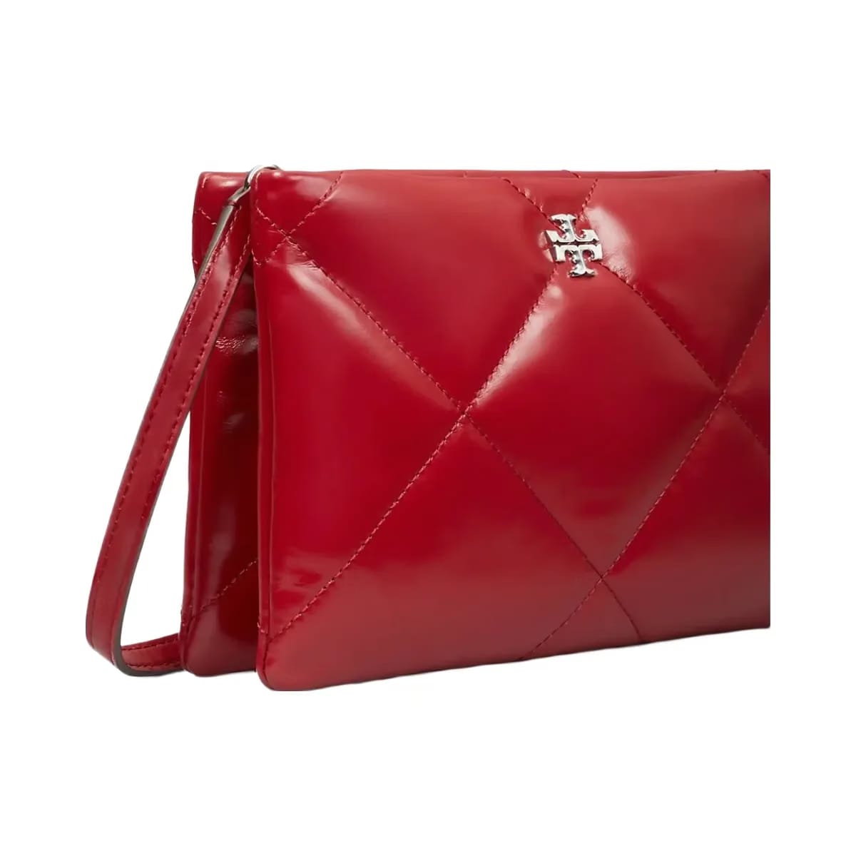 Tory Burch Kira Diamond Quilt Crossbody Bag Red