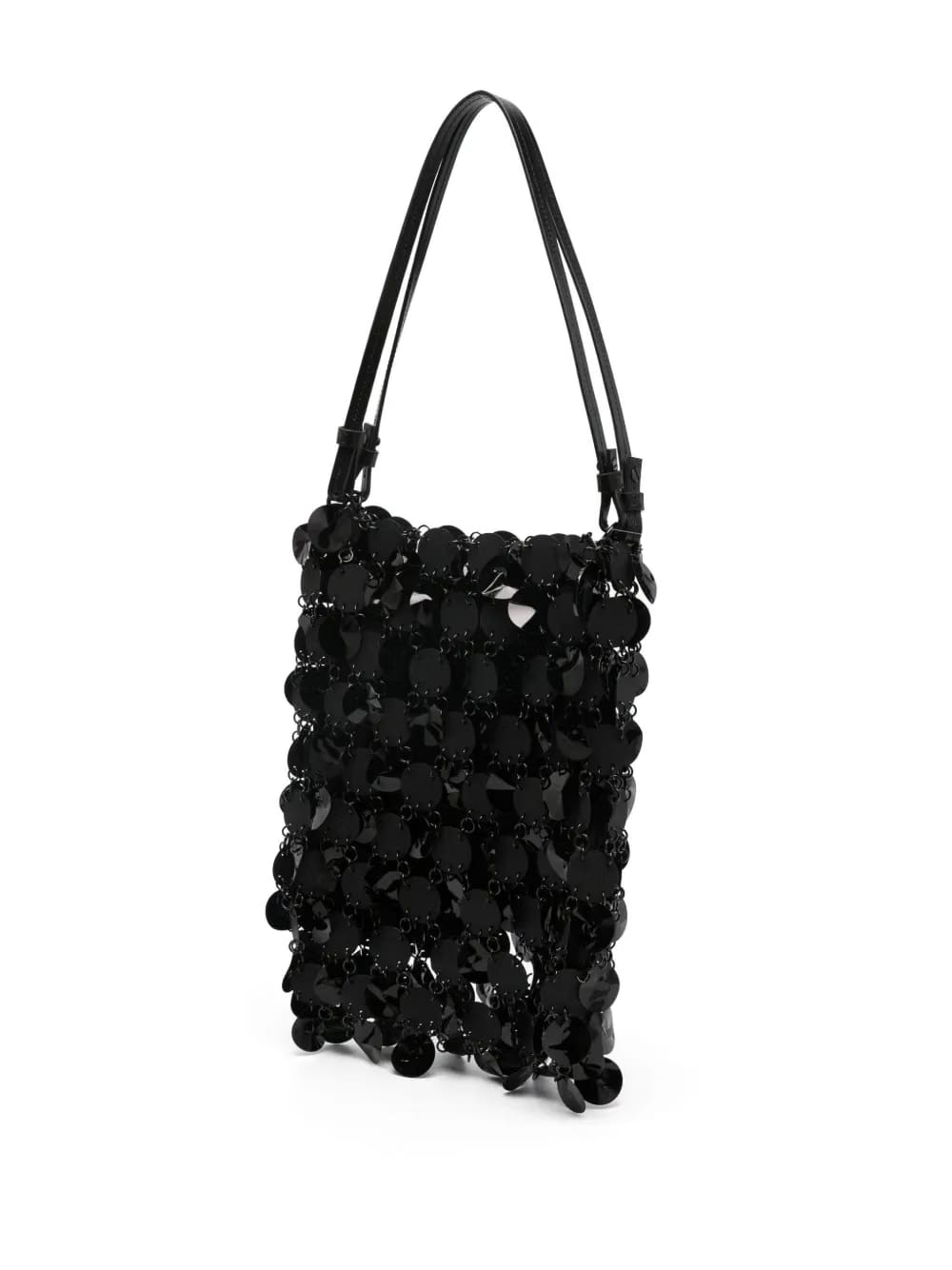 disc-embellished tote bag