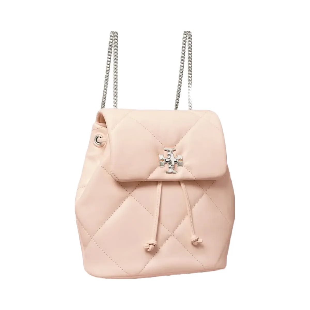 Tory Burch Mini Kira Diamond Quilt Backpack Soft Pink