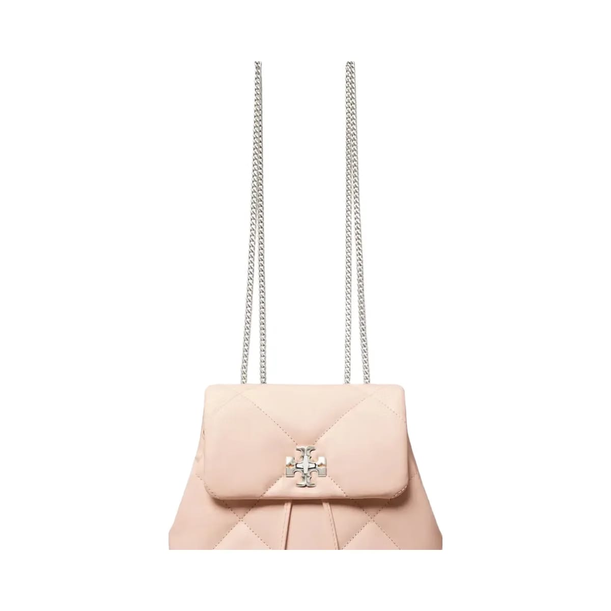 Tory Burch Mini Kira Diamond Quilt Backpack Soft Pink