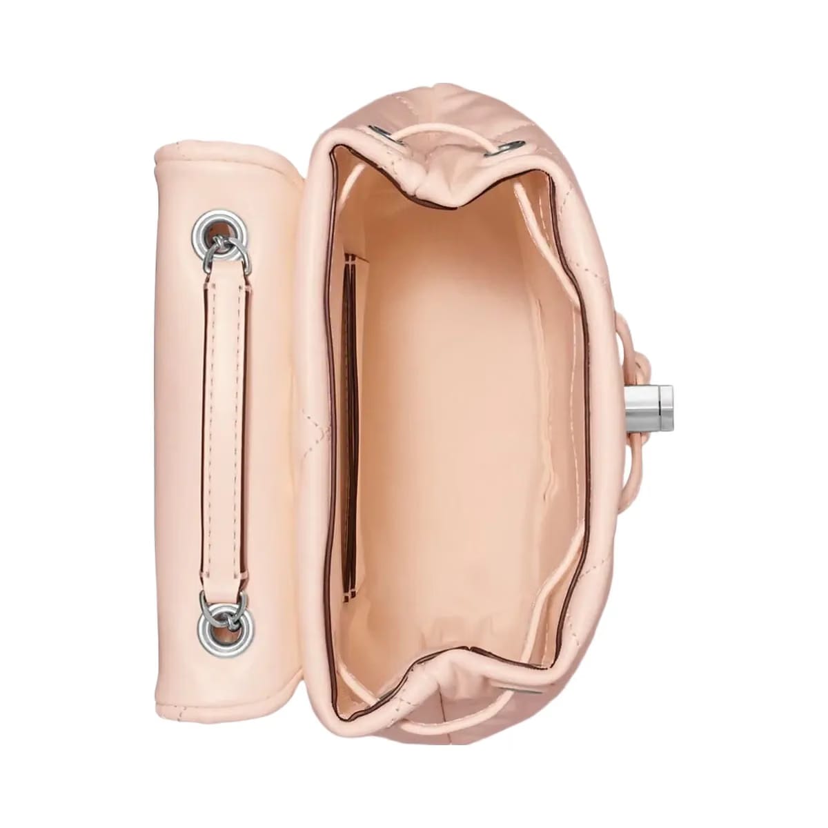 Tory Burch Mini Kira Diamond Quilt Backpack Soft Pink