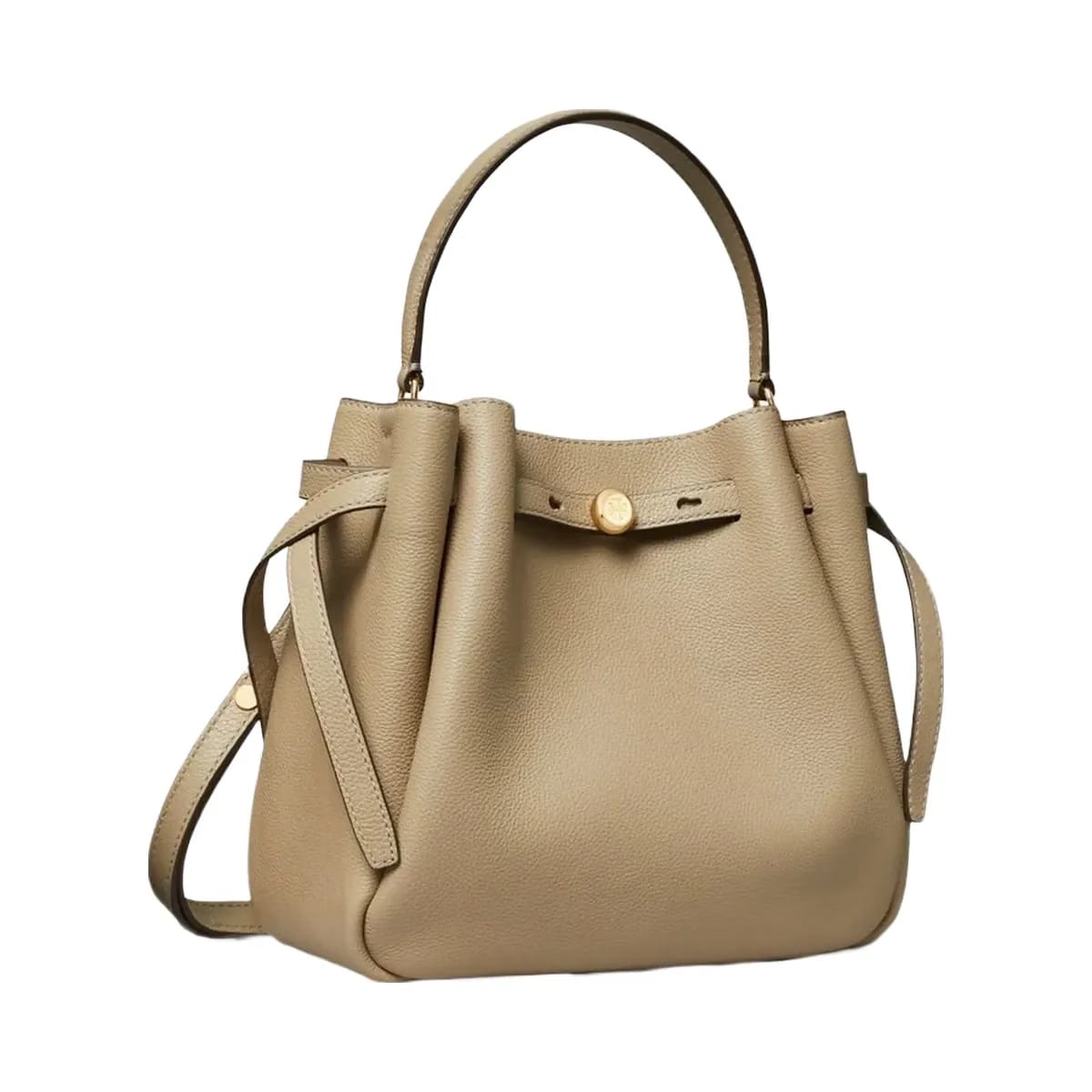 Tory Burch Romy Bucket Bag Soft Cement