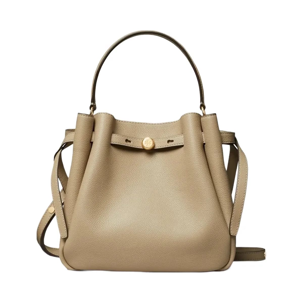 Tory Burch Romy Bucket Bag Soft Cement