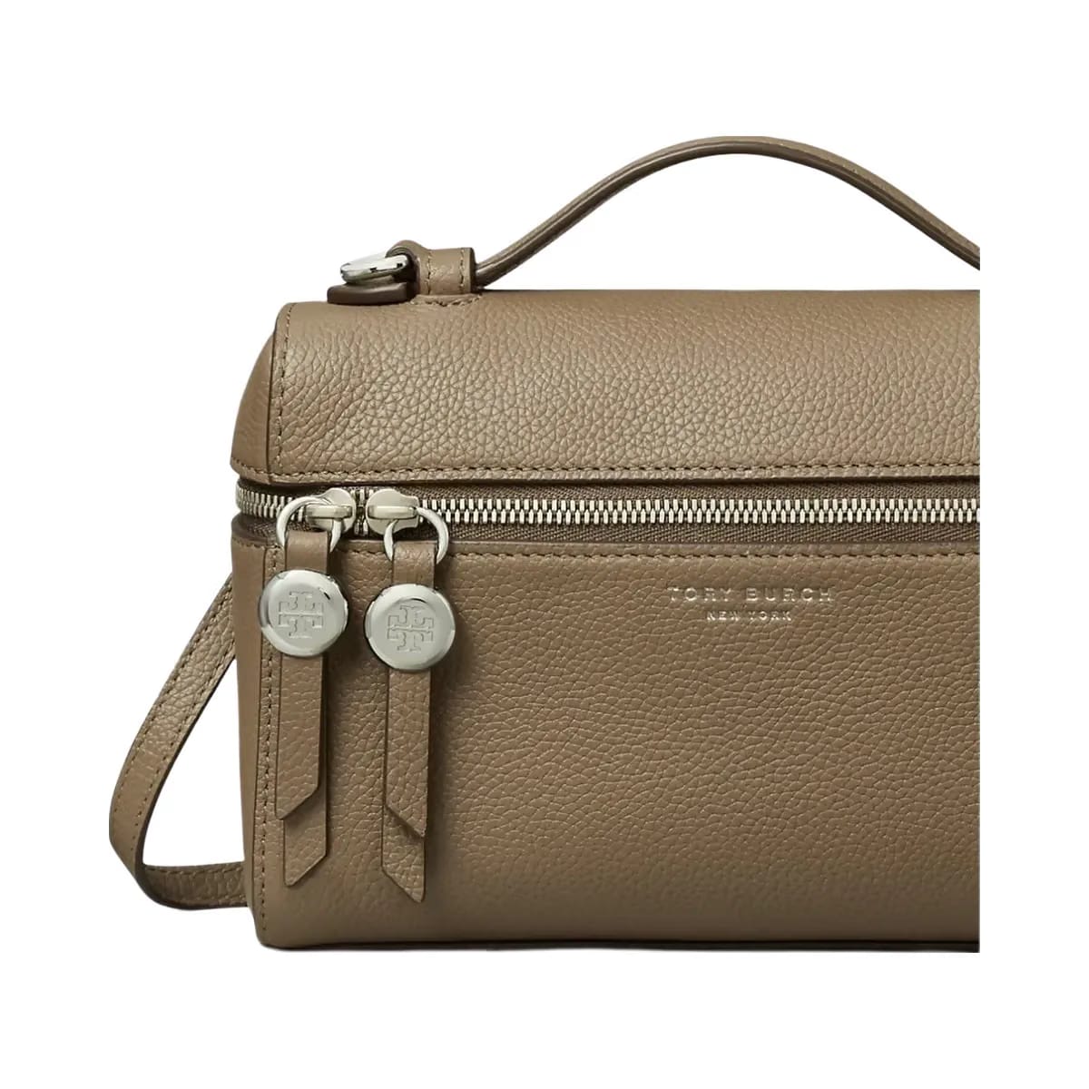 Tory Burch Slim Romy Top Handle Bag Wild Mushroom