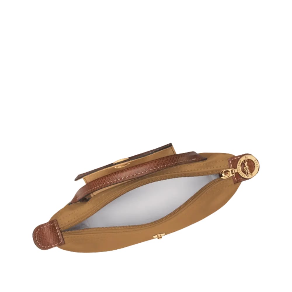Longchamp Le Pliage Original Pouch with handle Fawn - Recycled canvas