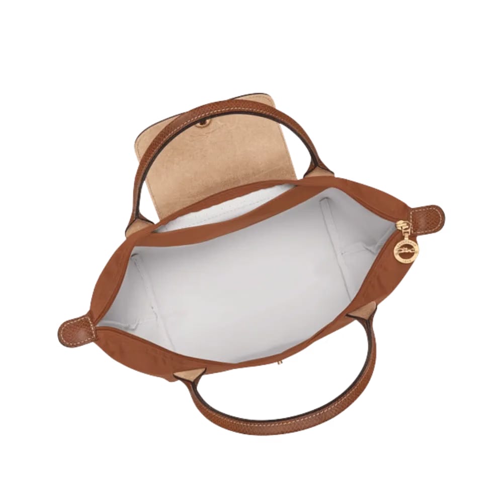 Longchamp Le Pliage Original S Handbag Cognac - Recycled canvas