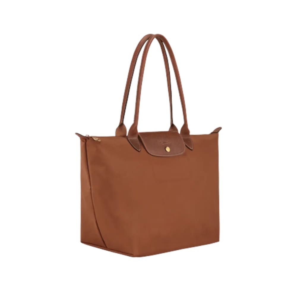 Longchamp Le Pliage Original L Tote bag Cognac - Recycled canvas