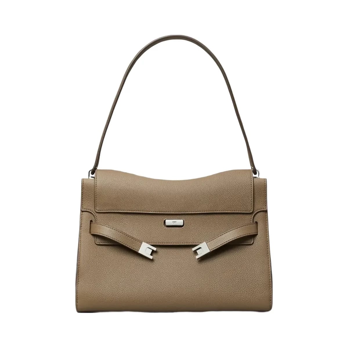Tory Burch Large Lee Radziwill Shoulder Bag Wild Mushroom