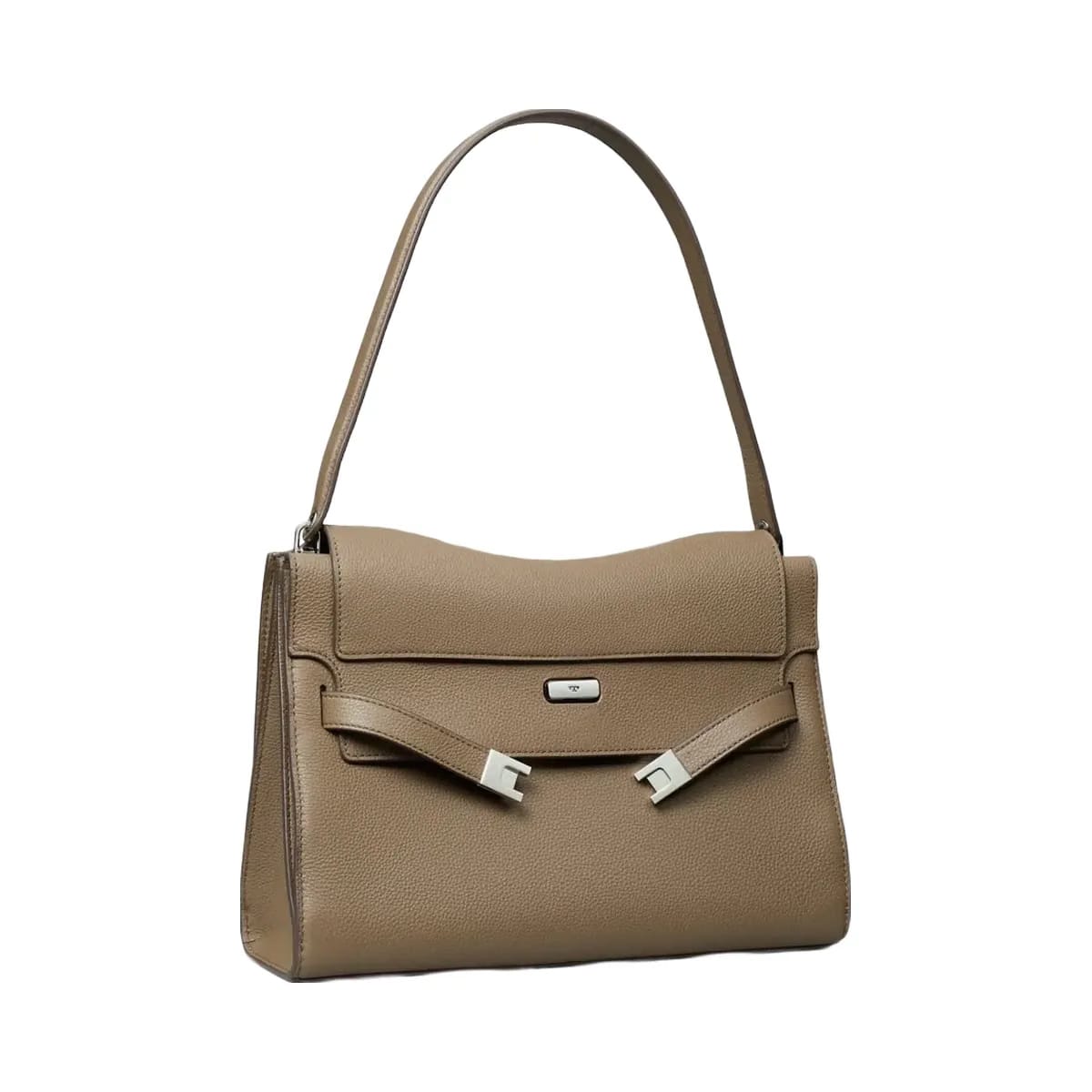 Tory Burch Large Lee Radziwill Shoulder Bag Wild Mushroom