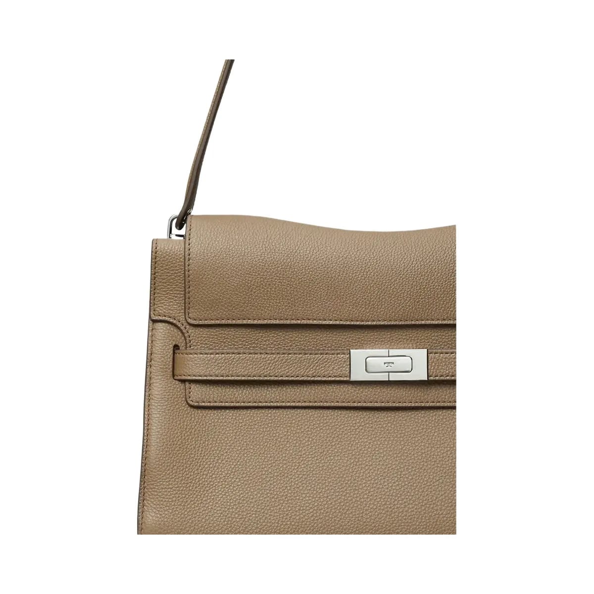 Tory Burch Large Lee Radziwill Shoulder Bag Wild Mushroom