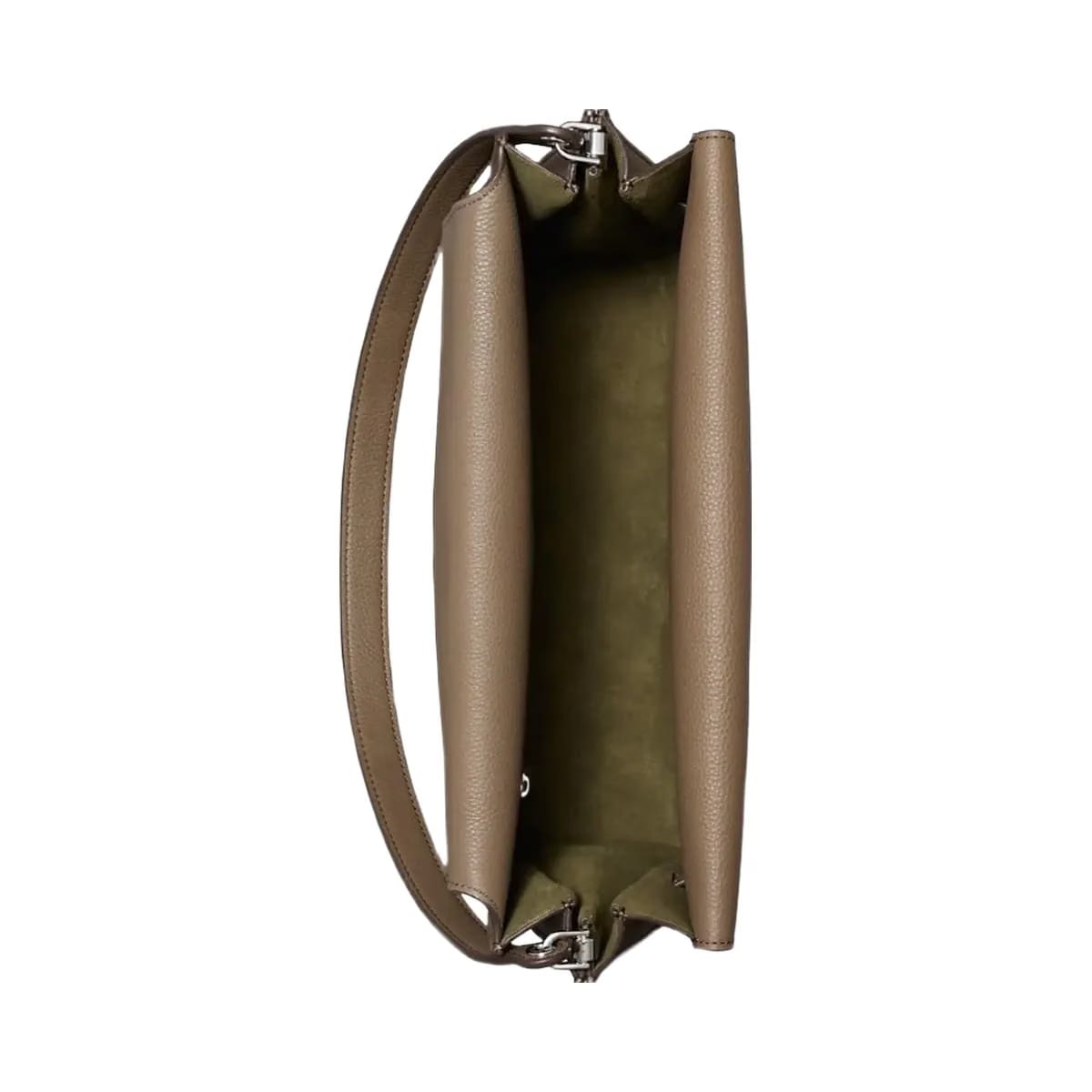 Tory Burch Large Lee Radziwill Shoulder Bag Wild Mushroom