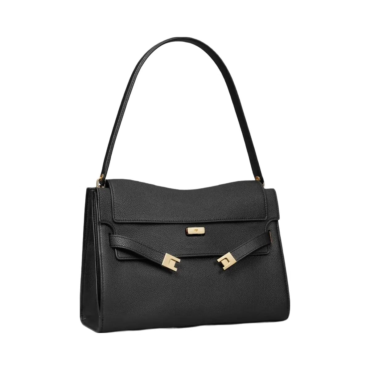 Tory Burch Large Lee Radziwill Shoulder Bag Black