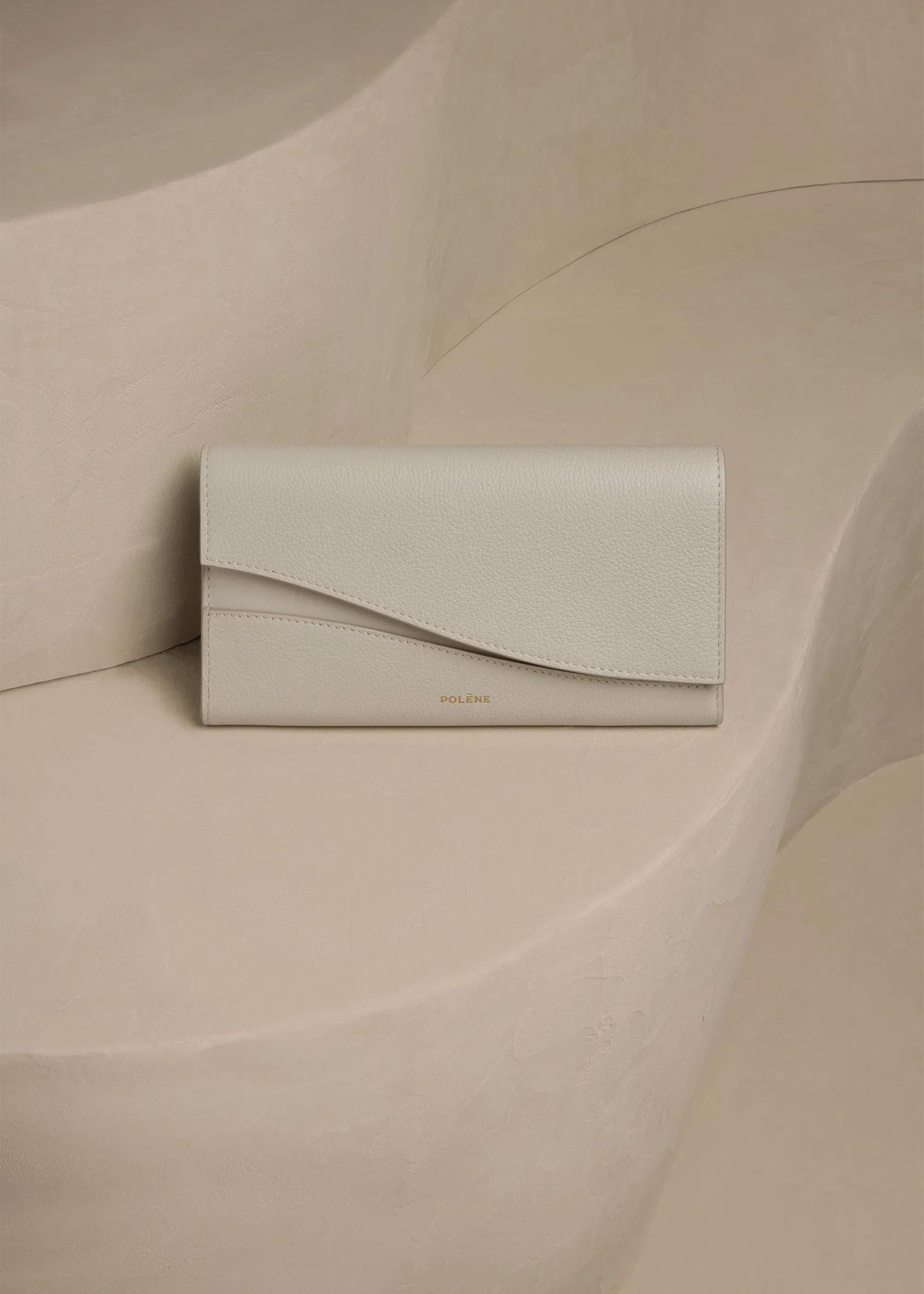 Polene Sierra Wallet Duo Chalk