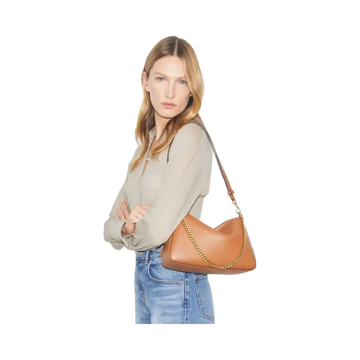 Tory Burch Perry Shoulder Bag Autumn Brown