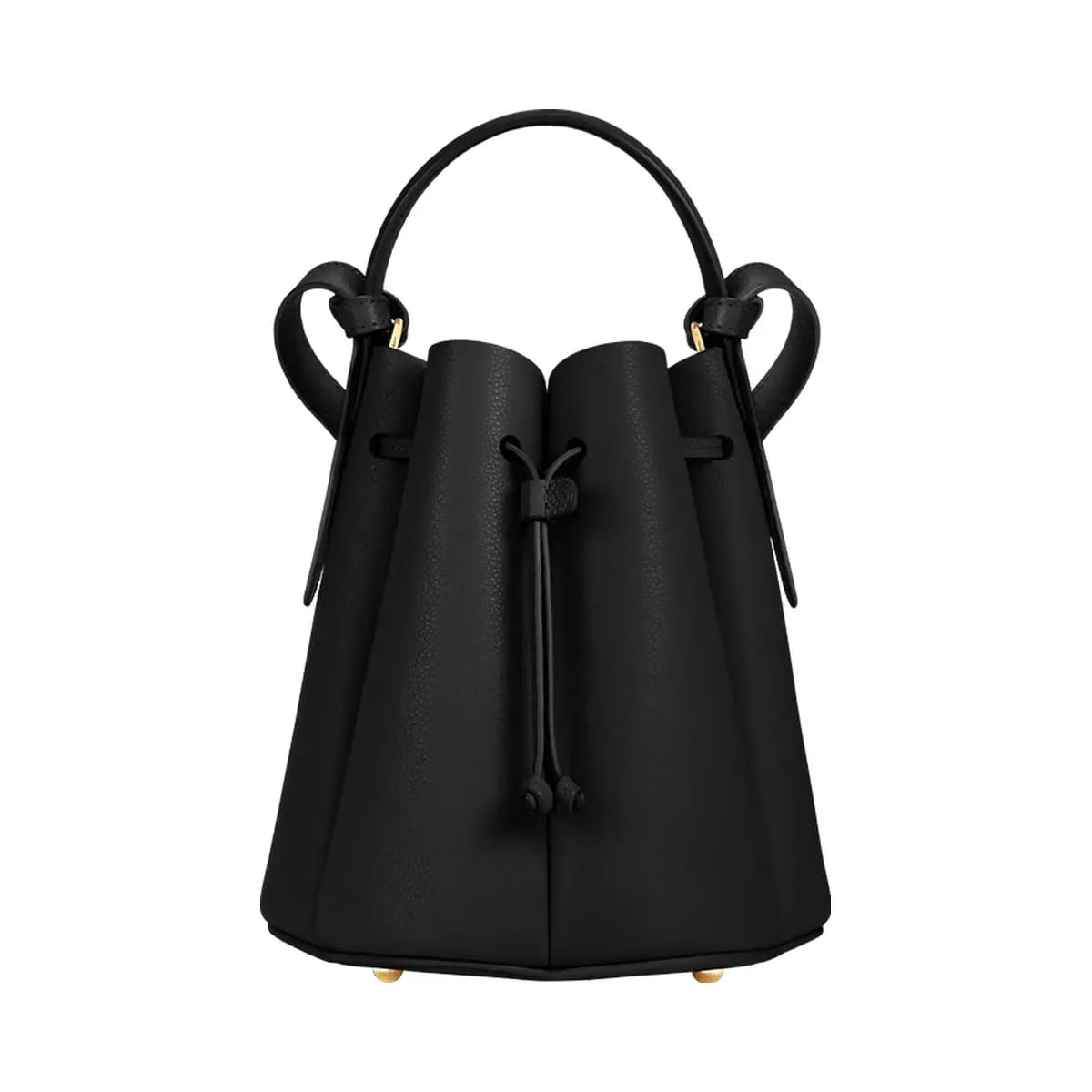 Polene Numero Huit Mini Textured Black