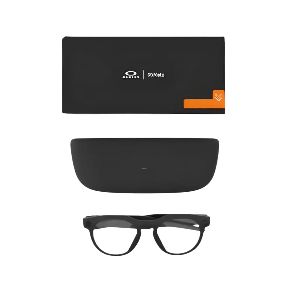Meta x Oakley HSTN Glasses 0OW8002 800207 Black/Clear