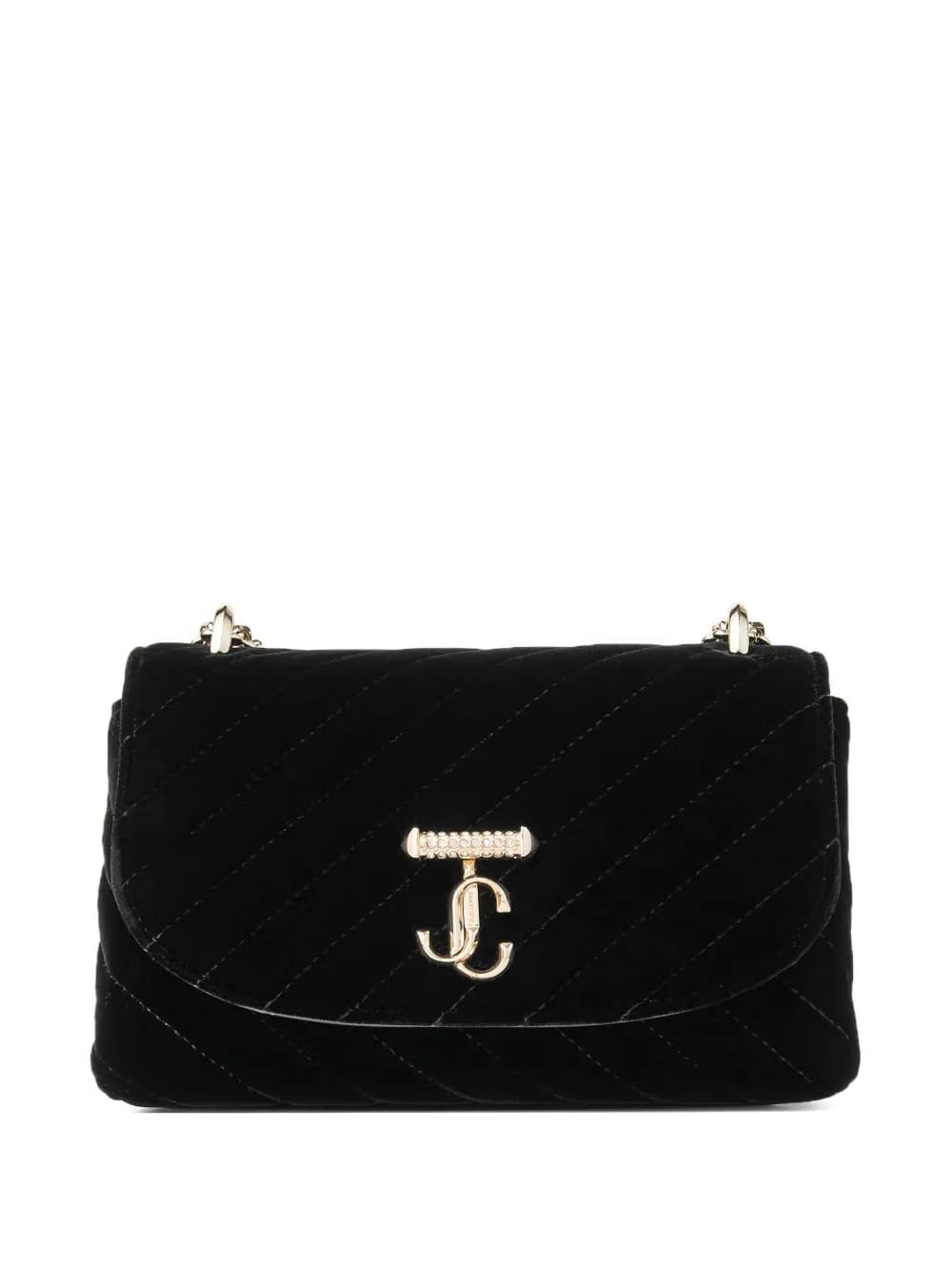 small Curve velvet cross body bag