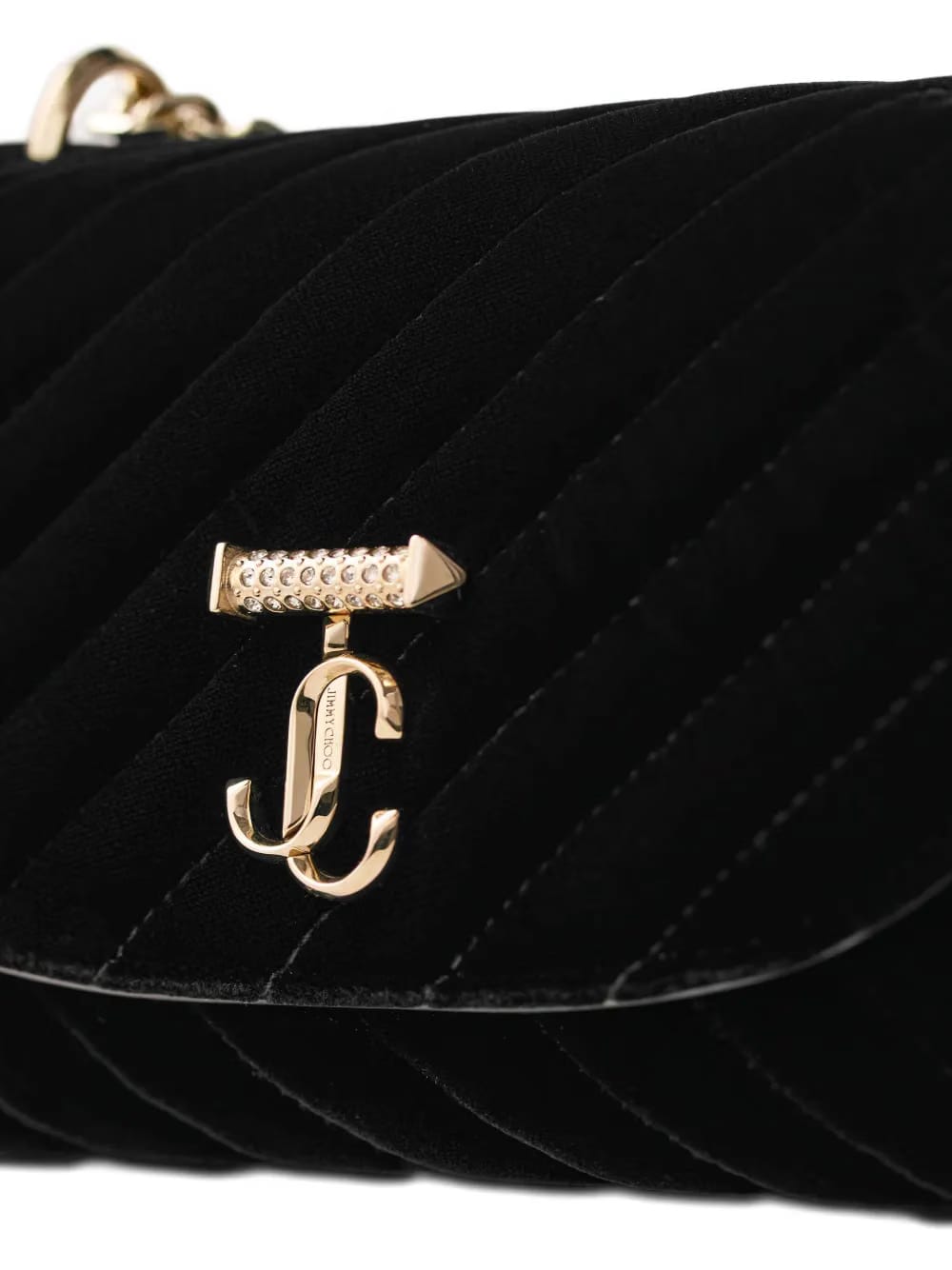 small Curve velvet cross body bag