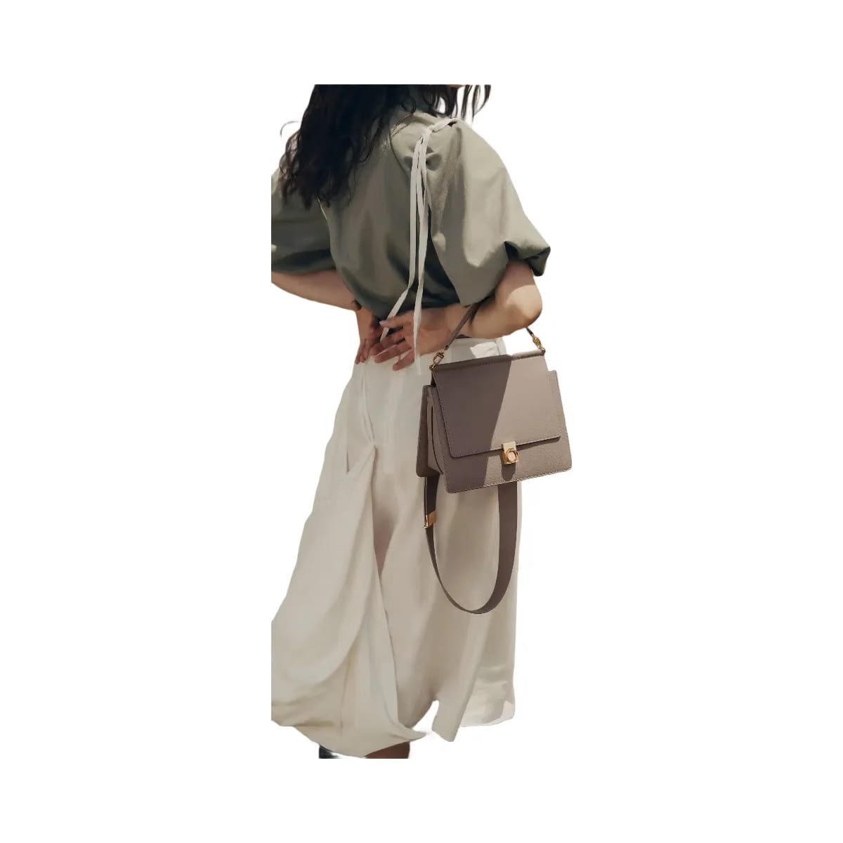 Polene Numero Sept Textured Taupe