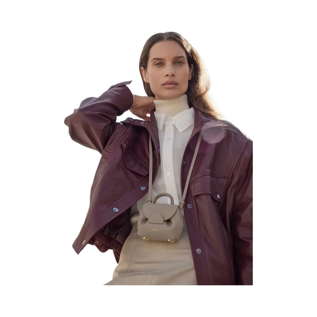 Polene Numero Un Micro Textured Taupe