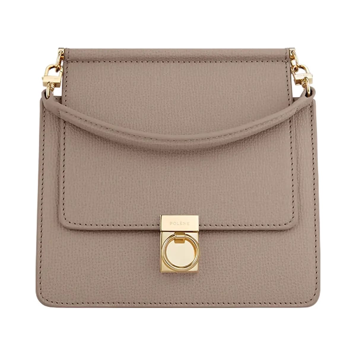 Polene Numero Sept Mini Textured Taupe