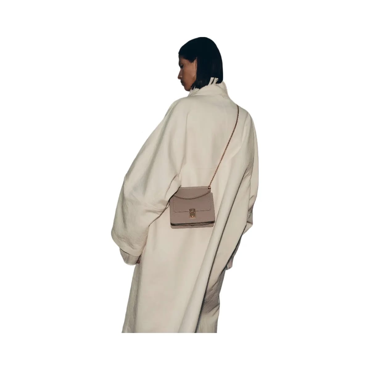 Polene Numero Sept Mini Textured Taupe