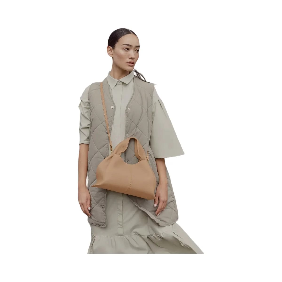 Polene Numero Neuf Textured Beige