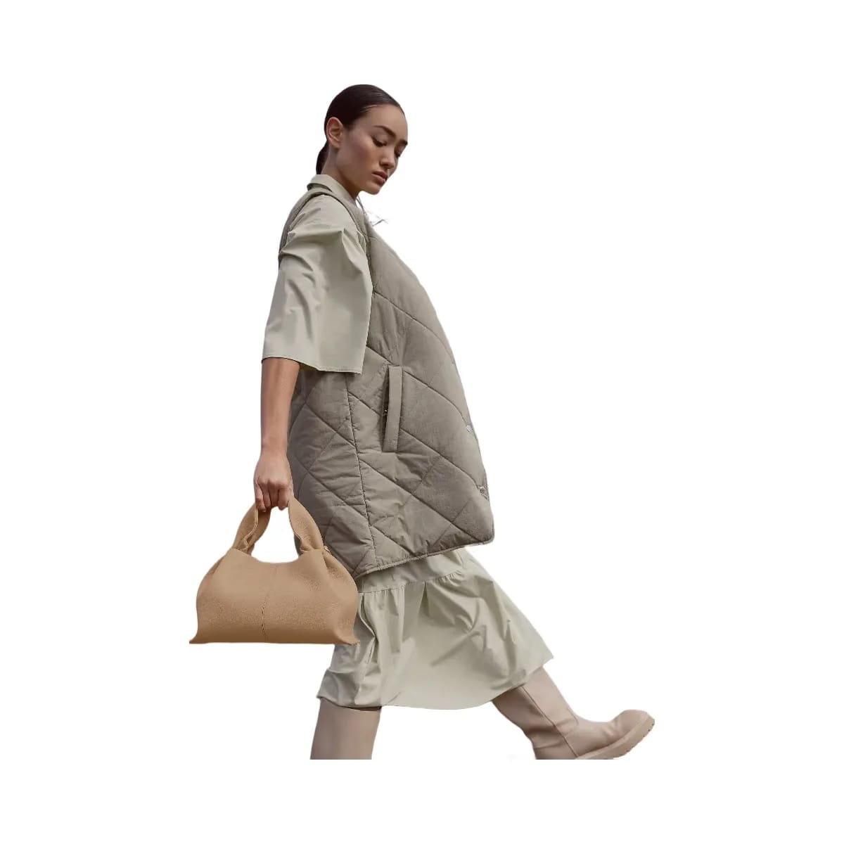 Polene Numero Neuf Textured Beige