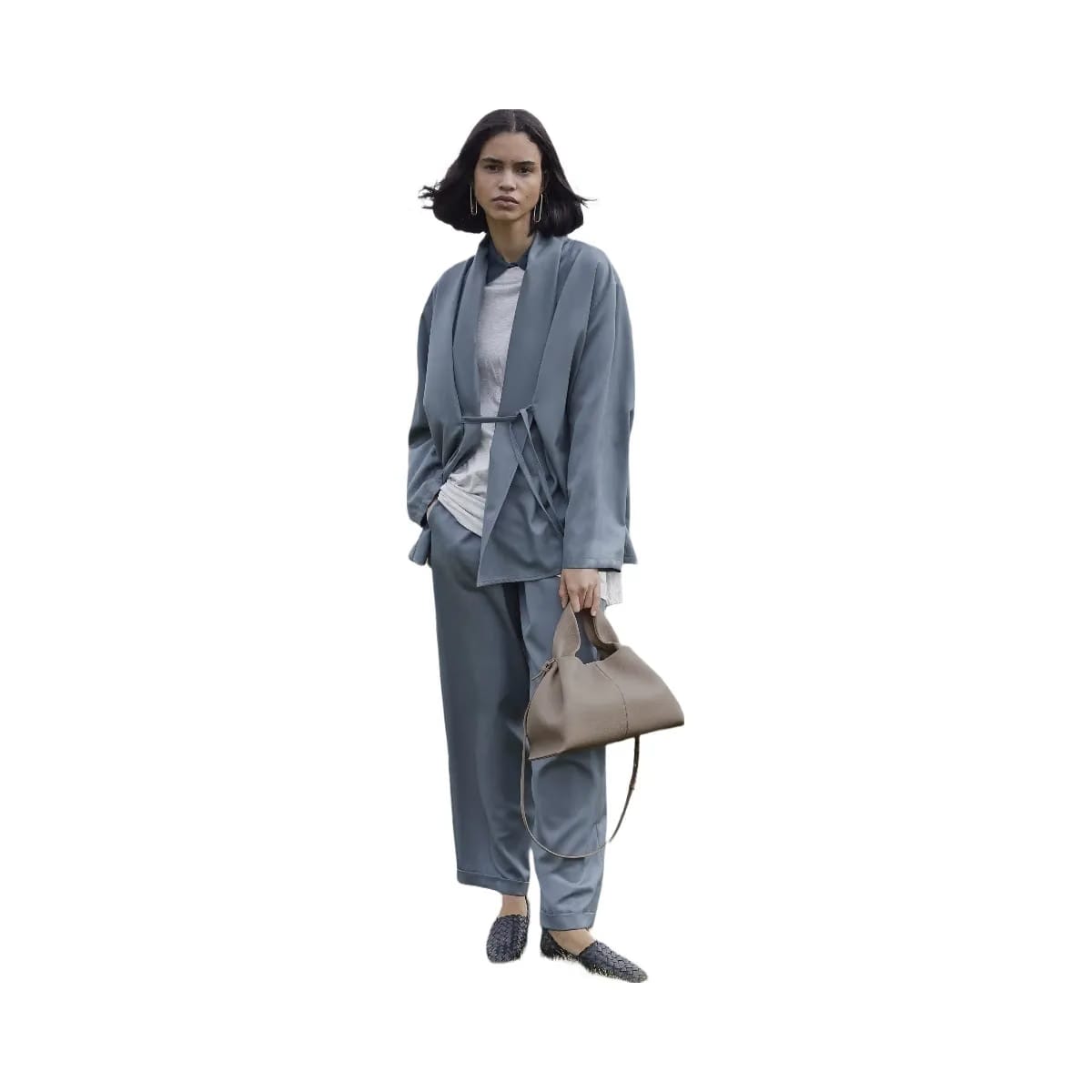 Polene Numero Neuf Textured Taupe