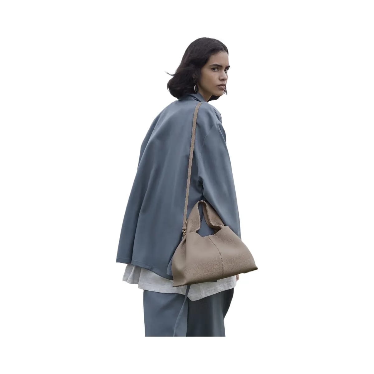 Polene Numero Neuf Textured Taupe