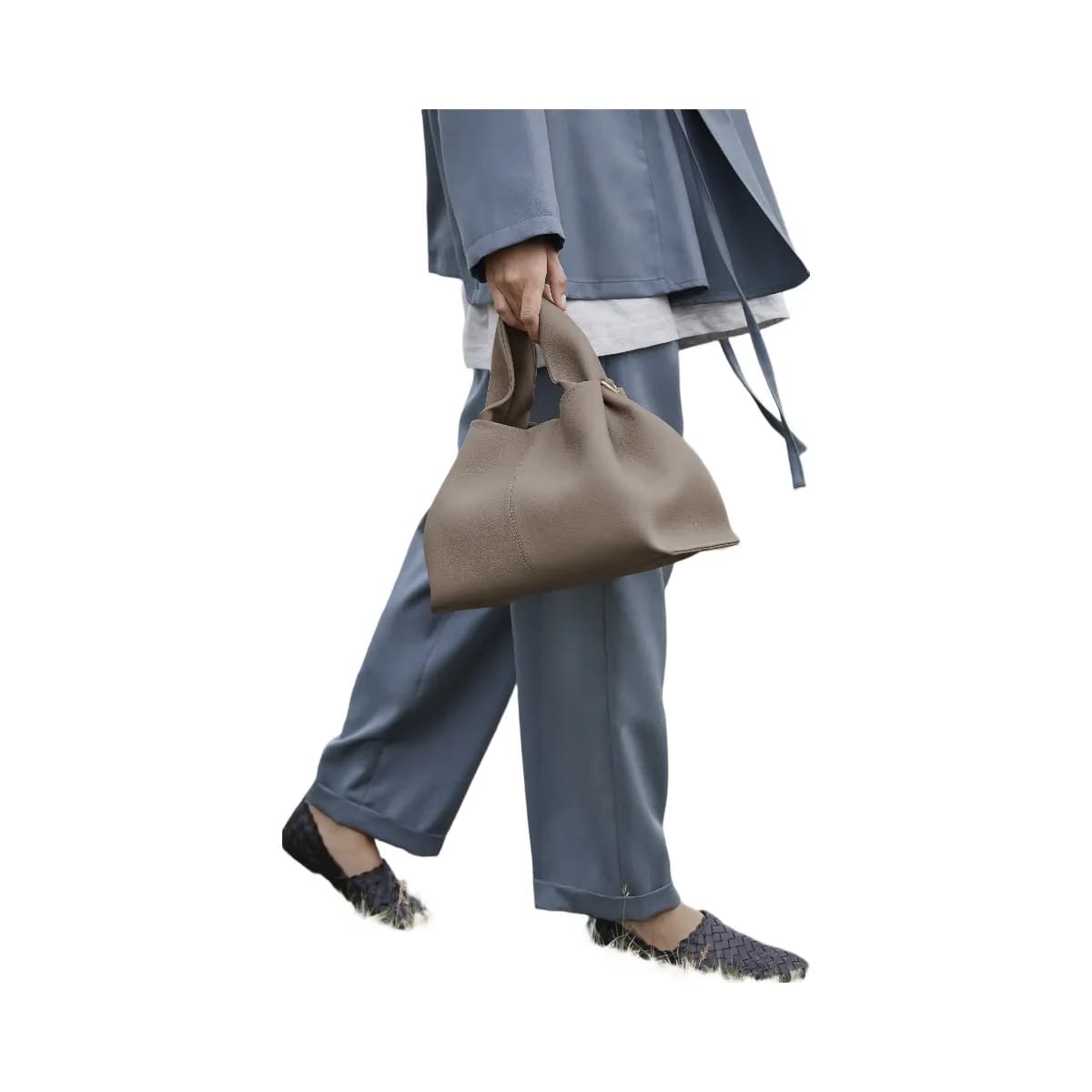 Polene Numero Neuf Textured Taupe
