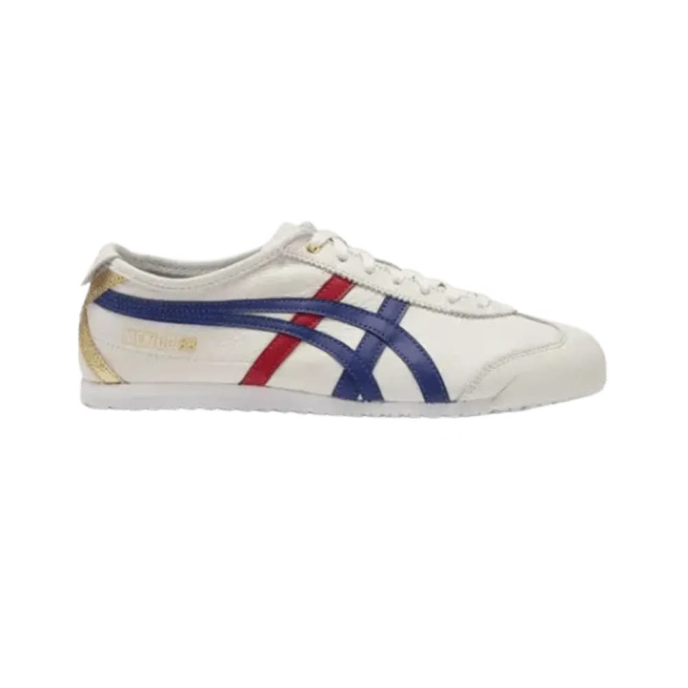 Onitsuka Tiger Mexico 66 White Blue Red Metallic Gold
