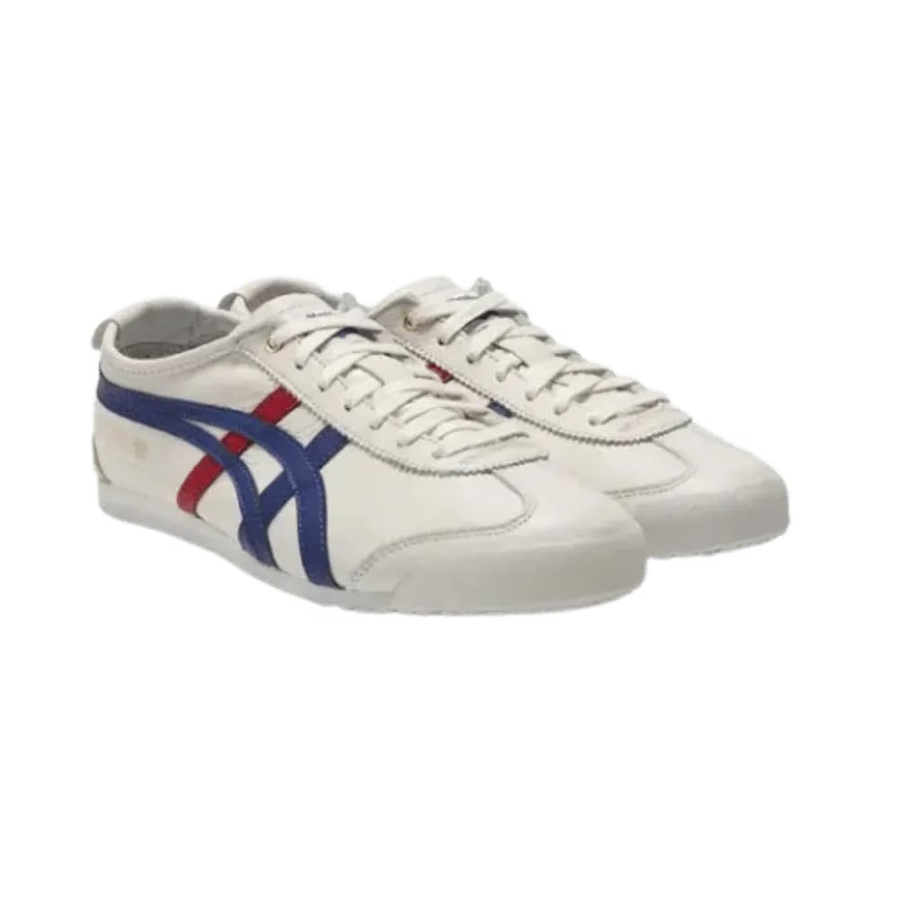 Onitsuka Tiger Mexico 66 White Blue Red Metallic Gold
