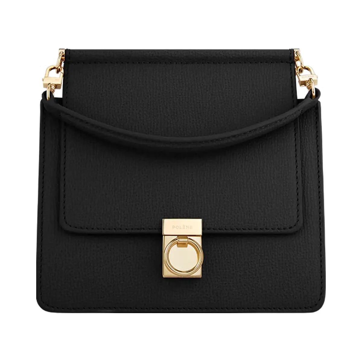 Polene Numero Sept Mini Textured Black