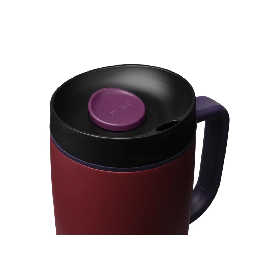 Owala Smoothsip-Slider-With-Handle 12oz "Burgundy Bay"