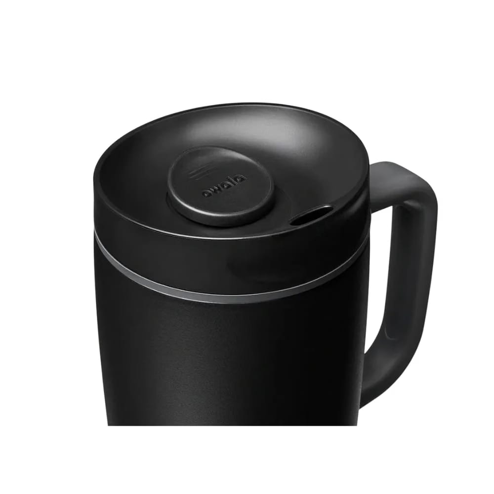 Owala Smoothsip-Slider-With-Handle 12oz "Very, Very Dark"
