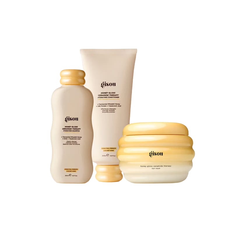Honey Gloss Hair Wash Trio
