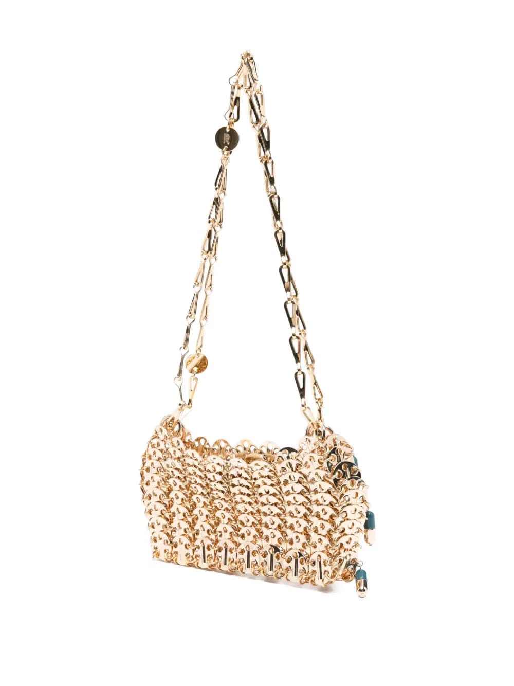 pill-charm chain shoulder bag